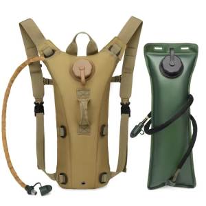 Camel Waterproof Tactical Hydration Backpack With Bladder Outdoor Sports Water Bag Running Bicycle Travel And Camping