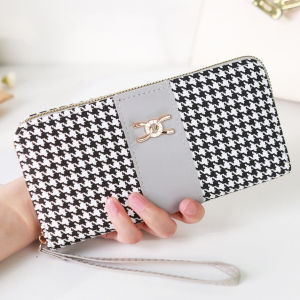 1873 ( READY STOCK ) WALLET LONG SINGLE ZIP PURSES KULIT EU FASHION HOUSE