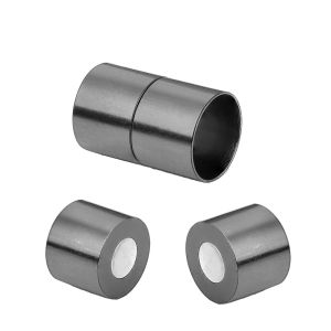 Magnetic Paracord Metal Clasps N40 Magnet Clasp Bullet Casing Clip Case Cord Cylinder Barrel Bracelet Glue in Connector