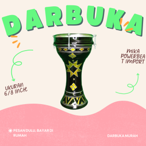 Dumbuk Batu 8 Inchi Marawis Hadroh Mika Power Beat
