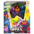 4 IN 1 ABS Deformation Gogo Dino Robot Toy Action Figures Transformation Car Airplane Gogo King Dinosaur Toys for Kids Gift. 