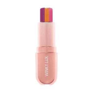 Winky Lux Affogato Tri-Color Tinted Lip Balm – Hydrating Lip Care with Jojoba Oil & Vitamin E Sheer Nude Tint Vanilla Coffee Scent Moisturizes and Softens Dry Lips