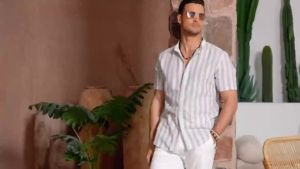 Solid Colours Shirts Mens Shirts Shirts Casual Short Sleeves Stripes Printed Tops Business Mens Clothing Social Daily Shirts