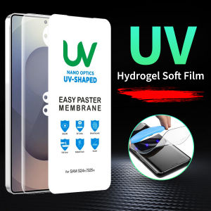 [ With Full Glue ] UV Light Curing Film Screen Protecetor Tempered Glass for Samsung Galaxy S25 Ultra S24 Ultra S23 Ultra S10 S20 S21 S22 S23 Plus Note 10 20 Ultra Plus