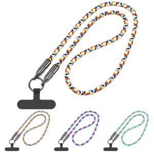 Travel Friendly PD240W Type C Quick Charging Cable Easy to Carry Mobile Phone Lanyard Stable Performances