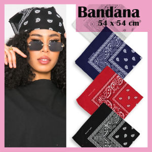 Malaysia 55cm * 55cm Hip Hop Square Scarf Fashion Classic Paisley Bandana Headband Square scaft Printed A-040