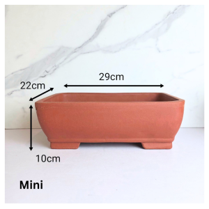 The Leaferie Rectangular Bonsai Pot / Tray (Series 2) Plant pot Zisha Flowerpot Purple Sand Planter