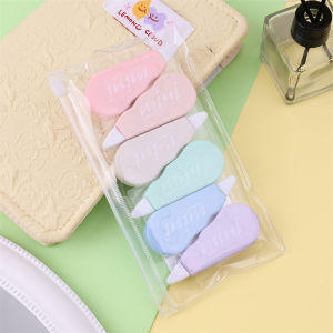 6Pcs/Set Mini Macaroon Color White Correction Tape Corrector School Office Supplies Stationery
