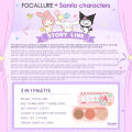 FOCALLURE X Sanrio Pro Sculpt 3-in-1 Palette Blush Contour Highlighter #DressUpSlay. 