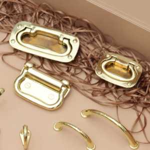 Classic Brass Plated Cabinet Handle