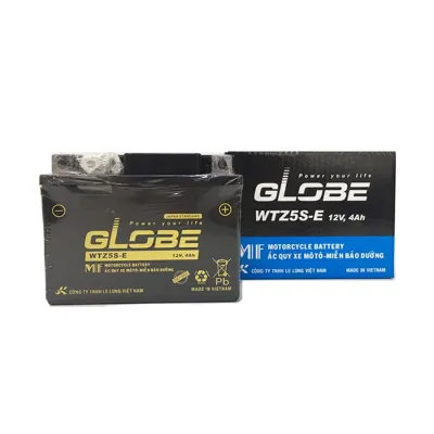 Bình Ắc Quy Lắp Cho Vision Đời Đầu Airblade 110 Wave A Wave Rsx Wave S110 Nouvo Exciter Globe WTZ5S-E 12V4AH