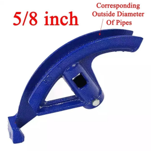 Pipe Tube Bender Portable Hand Tube Bending Tool 5/8 3/4 1 inch Manual Pipe Bender Galvanized Iron Pipe Tube Bender Portable Hand 3/4 inch 1 inch Manual Pipe Bender Bending Thickened Plumbing Benders Wire Pipe
