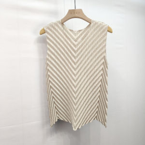 9312-9551 One Size (45-75kg) Sanzhai Pleated Clothes Suit Summer Dopamine Plaid Texture Vest All-Matching Straight Comfortable Trousers