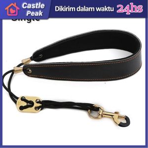 Sax Strap Saxophone Tali Bahu Tunggal Dapat Disesuaikan Tali Leher Menggantung Tali Lanyard Band Sax Aksesori Alat Musik