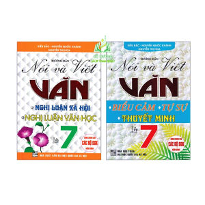 Sách - Combo hướng Dẫn Nói Và Viết Văn - Nghị Luận Xã Hội - Nghị Luận Văn Học + Biểu Cảm Tự Sự Thuyết Minh Lớp 7