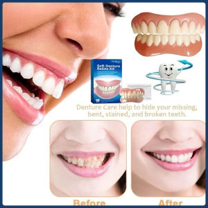 ส่งเร็วภายใน 24 ชม Silicone Denture Reline Kit Comfortable And Firm Soft Denture Silicone Reline Kit Instant Safe And Durable Instant Teeth