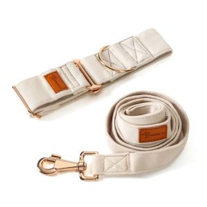 Soft Comfortable Adjustable Leash Collar Set for Mid Large Dogs in Winter Macaron-colored Ornaments for Greyhounds in Autumn2026