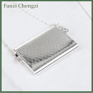 Fanzi Metal chain pack Doll Bag Miniature Shopping Handbag for Clothes Accessories