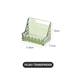 YouMei - Kotak Tempat Penyimpanan Organiser Kosmetik Motif Bening / kotak kosmetik mewah / Kotak penyimpanan transparan – 1154