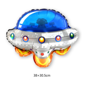 Paket Dekorasi Ulang Tahun Astronot Luar Angkasa Roket Dekorasi Set Bulan Foil Hiasan Ultah Anak Laki-Laki