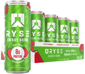 Ryse Energy Protein Drink (8g protein + Prebiotics + ZERO Sugar)