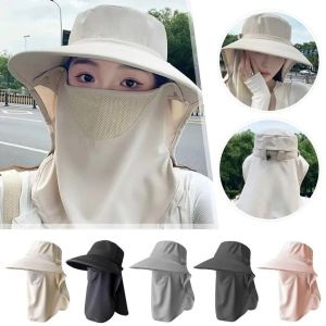 Mũ Chống Nắng UPF 50+ Dành Cho Nữ Có Phần Che Cổ Có Thể Tháo Rời - Mũ Lưỡi Trai Đuôi Ngựa Thoáng Khí Bảo Vệ Toàn Diện Khuôn Mặt Và Các Hoạt Động Ngoài Trời