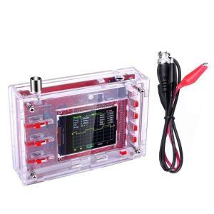 Upgraded Pocket-Size Digital Oscilloscope Kit Open Source 2.4" TFT 1Msps with Probe and Protective Case Compact-size
