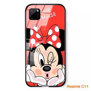 Softcase Glass Kaca Realme C11 - J13 - Casing Hp-Pelindung hp-Case Handphone