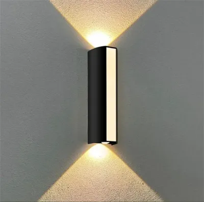 Creative Outdoor Waterproof IP65 Wall Lamp 6w LED Wall Light Modern Indoor/Outdoor Decor Up Down Dual-Head Wall Lamp