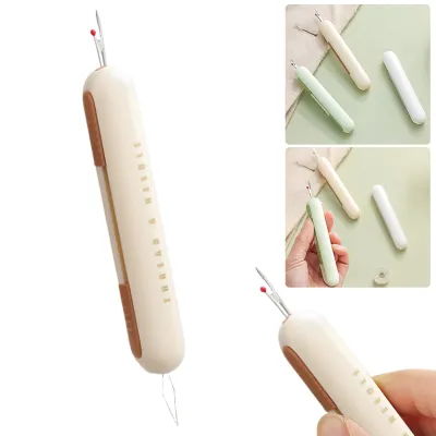 Premium Seam Ripper with Integrated Needle Threader for Tailoring and Dressmaking in Sleek Design