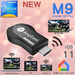 HDMI Anycast M9 plus สินค้ามาใหม่ๆๆครับ hdmi wifi Display จอแสดงผล HD อุปกรณ์ร่วมหน้าจอไร้สาย