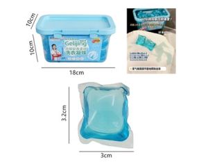 100pcs GeLiJing Laundry Condensation Beads Washing Machine for Clothes Cleaning Sabun Basuh Baju