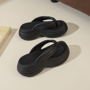Free Shipping Thick-Soled Height-Increasing EVA Flip-Flops For Women Perfect For Summer Stylish And Fashionable For Outdoor Wear