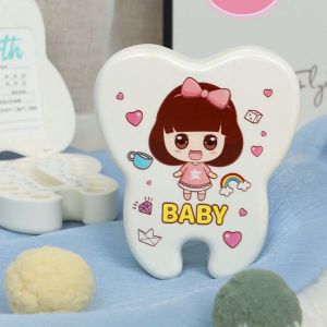 BLACKON Creative Plastic Primary Teeth Baby Teeth Save Collection box Deciduous Tooth Case Milk Teeth Organizer Tooth Fairy Box Baby Tooth Box
