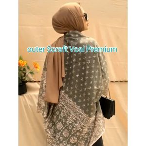 Outer Scraft Motif Etnic Cardigan Scraft Voal Premium