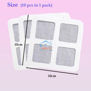 【10Pcs in 1Pack】Disposable Floor Drain Filter Sticker Pelekat Saliran Lantai Anti-blocking Hair Catcher Insect-Proof Sewer Cover Kitchen Bathroom Floor Sink Strainer Patch