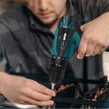 (Dikirim Dari Jakarta)Bor baterai cas komplit 12V Mesin bor cas murah 10mm Bor tangan baterai Bor Tanpa kabel Cordless drill Bisa Bolak Balik Termasuk koper dan mata/mesin bor cas 2 baterai/bor cas murah 2 baterai promo/bor cordless/bor charger 2 baterai. 
