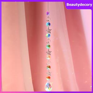 【New Arrival】 Crystal Wind Chime Pendant Feather Butterfly Hanging Garden Home Decorations