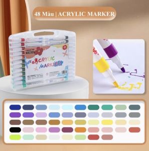 Bút Acrylic 1 đầu phiên bản thân to nhiều mực hàng chính hãng Chosch CS-M03.