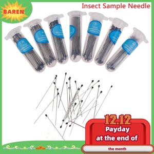 BAREN 100pcs chân côn trùng Mẫu kim thép không gỉ cho trường học phòng thí nghiệm côn trùng học