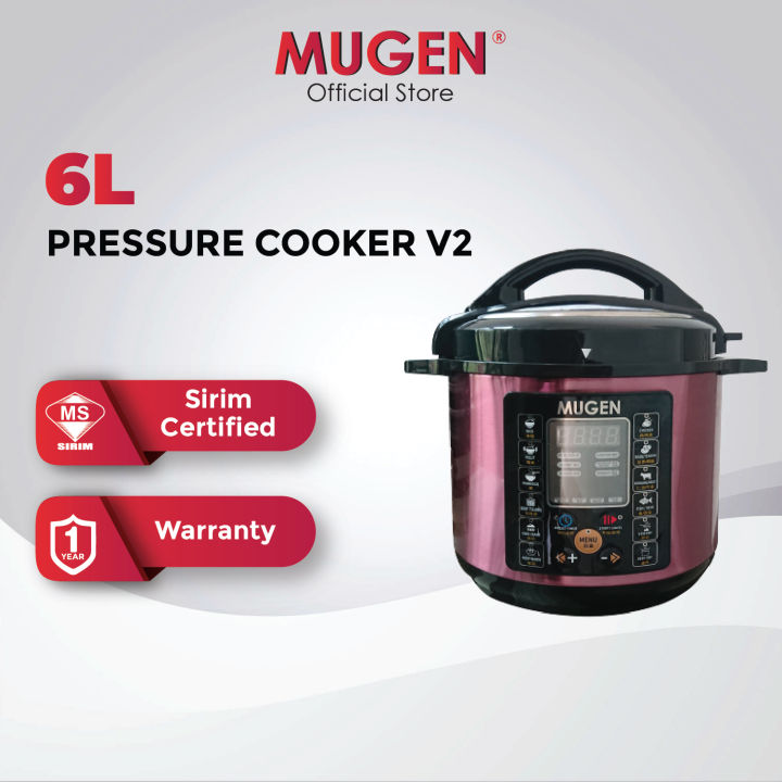 MUGEN Smart Pressure Cooker V2 MPC 6122 Lazada