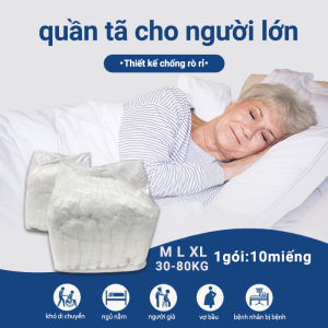 AIJIAQI tã dành cho người lớn trong suốt (dán/quần) 10pcs/gói tã bệnh nhân giá rẻ mềm mại và thân thiện với da