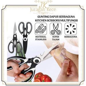 JUKE Gunting Dapur Serbaguna Alat Pemotong Ayam Daging Ikan Sayur Kitchen Scissors