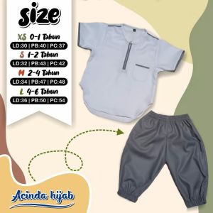 BAJU KOKO KURTA ANAK KOMBINASI SETELAN CELANA JOGER PREMIUM