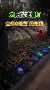 SXHsolar-powered in-ground lights garden lawn lights outdoor waterproof decorative landscape lights and pathway lights