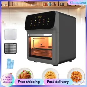 [Chinatera Flagship Store]หม้อทอดที่ไม่ใช่น้ำมันหลายฟังก์ชั่น 80-200   C หม้อทอดควัน 0-60 นาทีเตาอบไฟฟ้าสำหรับการทำน้ำแข็ง