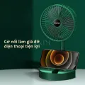 Quạt Tích Điện Gấp Gọn - Quạt Mini Fan Để Bàn Xoay 180 Độ, 3 Tốc Độ Gió Siêu Mát, Cổng Sạc USB, Thiết Kế Nhỏ Gọn Dễ Dàng Mang Theo - Bảo Hành 1 Đổi 1 - Giadungbv247. 