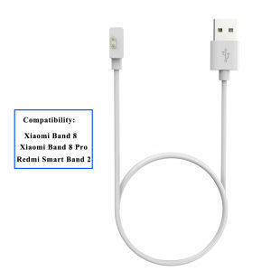 เครื่องชาร์จ USB สำหรับ Redmi Smart Band 2 ผู้หญิงผู้ชาย Xiaomi Smartwatch Mi Band 8 Mi Band 8 Pro สายชาร์จ