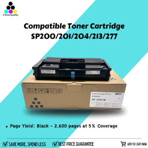 ETQ SP200 SP201 SP202 SP203 SP204 SP213 SP210 SP220 SP221 SP277 Compatible Toner Cartridge For Ricoh