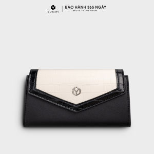 Ví Yuumy (Thời trang nữ dáng dài kèm dây đeo chéo - Ví da Seasand YV104)